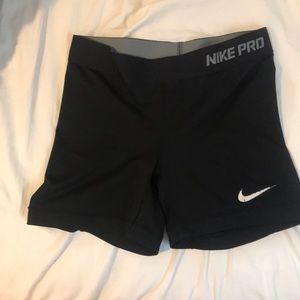 Nike pro spandex shorts